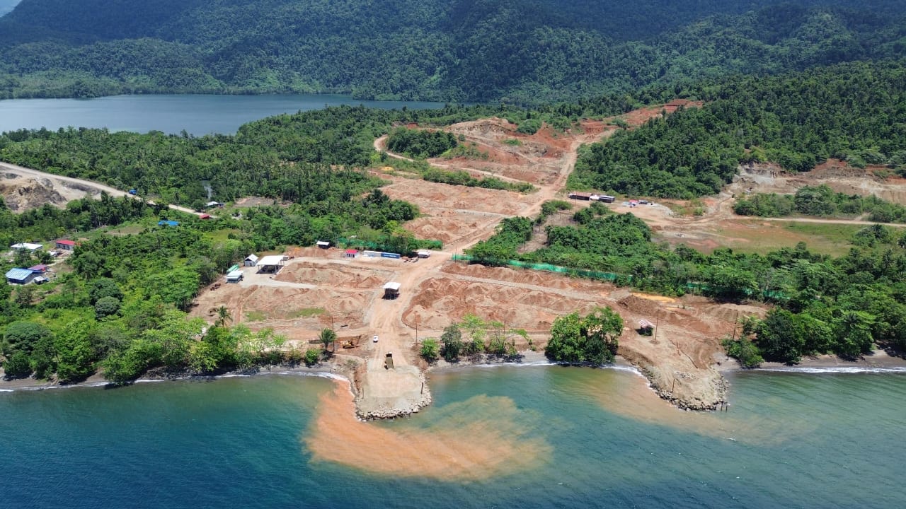 Aktivitas PT MAI di Sagea -Kiya Weda Utara Kabupaten Halmahera Tengah foto SAve Sagea